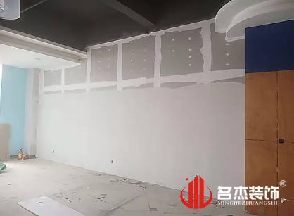 巡工地日記，佛山宏威路服裝展廳裝修項目進行中