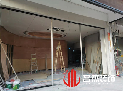 巡工地日記，金葉健康科技辦公室裝修項目緊張進行中